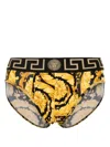 Versace Greca Border Briefs In Or