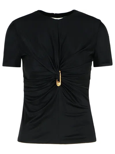 Versace Black Viscose T-shirt