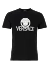 Versace Medusa Logo T-shirt In Black