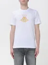 Versace Hall Of Heroes Crest Graphic T-shirt In White