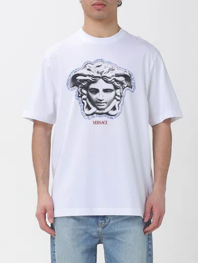 Versace T-shirt Men  In White