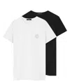 Versace Topeka Bi-stretch Pack Of 2 Undershirt Tee In Multicolor