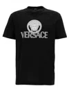 Versace Medusa Logo T-shirt In Black