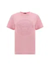 Versace T-shirt In Pale Pink