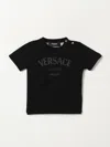 VERSACE T-SHIRT VERSACE KIDS COLOR BLACK,G28824002