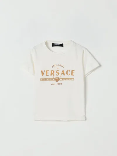 Versace T-shirt  Kids Color White In Neutral