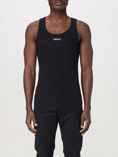 Versace T-shirt  Men Color Black