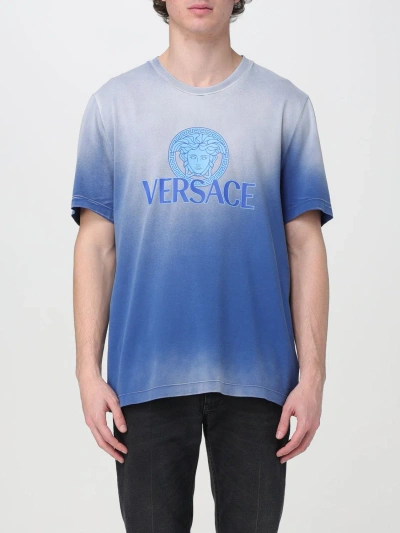Versace T-shirt  Men Color Blue