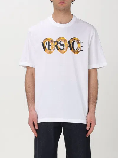 VERSACE T-SHIRT VERSACE MEN COLOR WHITE,G59733001