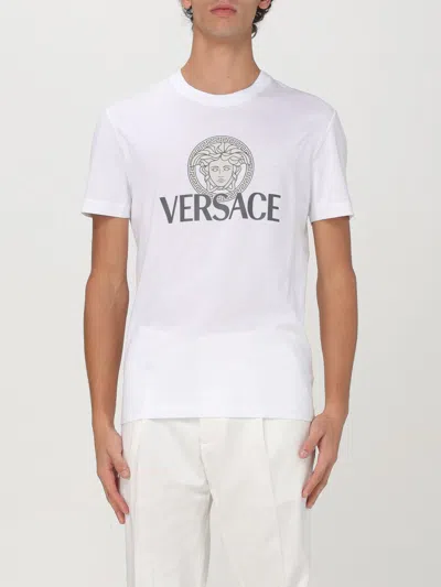 Versace T-shirt  Men Color White In Weiss