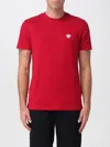 Versace T-shirt  Men Color Burgundy In Red