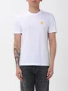 Versace White Cotton Jersey T-shirt With Medusa Head Motif In White