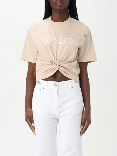 VERSACE T-SHIRT VERSACE WOMAN COLOR PINK,G58168010