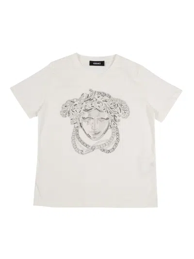 Versace Kids' T-shirt In White