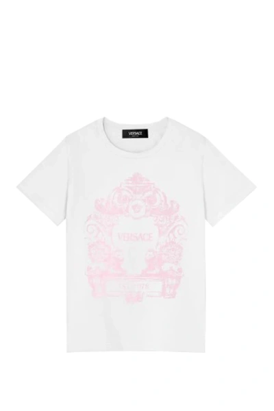 Versace Kids' T-shirt In White