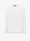 Versace White Medusa Long Sleeve T-shirt In White