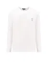 Versace White Medusa Long Sleeve T-shirt In White