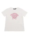 Versace T-shirt With Medusa Logo In White