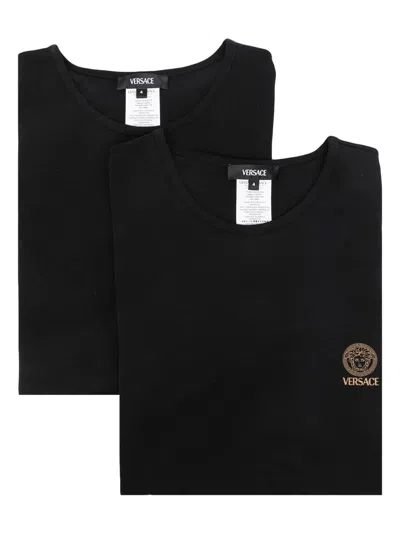 VERSACE VERSACE T SHIRT WITH MEDUSA PRINT