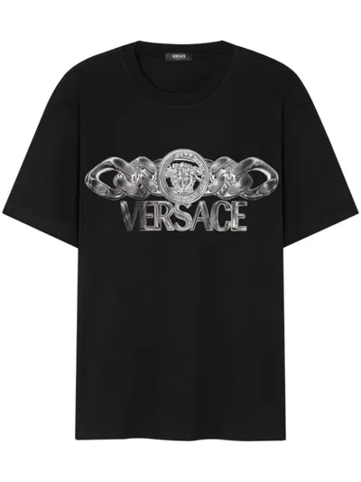 VERSACE VERSACE T-SHIRTS AND POLOS