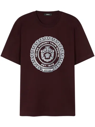 Versace T-shirts And Polos In Black
