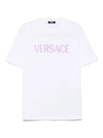 Versace T-shirts And Polos In White