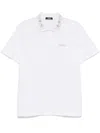 Versace White Barocco Sea Polo Shirt In White