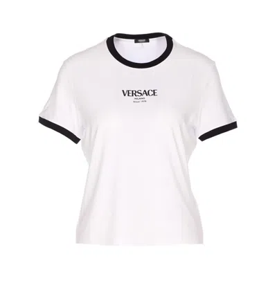 Versace T-shirts And Polos In White