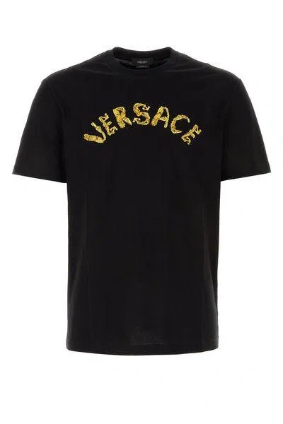 Versace T-shirts & Tops In Black