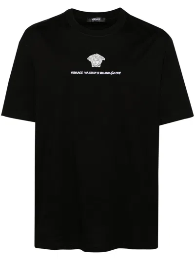Versace T-shirts & Tops In Black