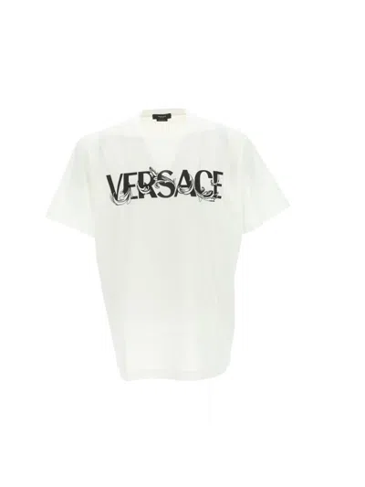 Versace T In Bianco