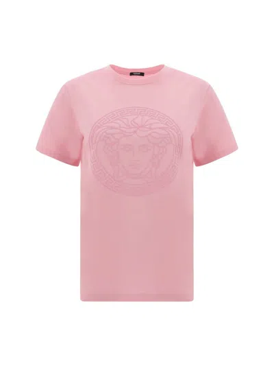 Versace T-shirts In Pale Pink