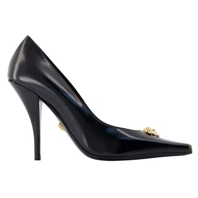 Versace T.105 Pumps -  - Leather - Black In Multi