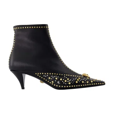 Versace T.55 Ankle Boot In Black