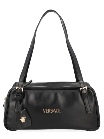 Versace Tag Bag In Black