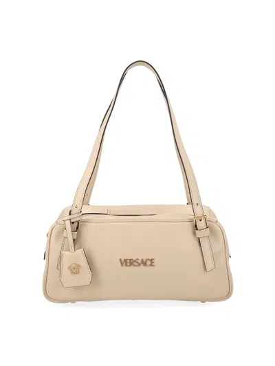 Versace Tag Bag In White