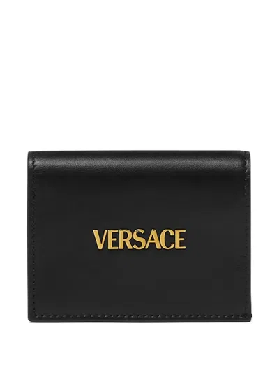 Versace Tag Portemonnaie In Black