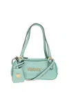 Versace Tag Leather Mini Shoulder Bag
