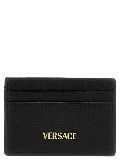 Versace 'tag Logo' Card Holder