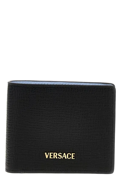Versace Black Logo Wallet