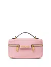 Versace Tag Mini Bag In Pink