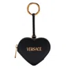 Versace Tag Nappa Coin Pouch In Multi