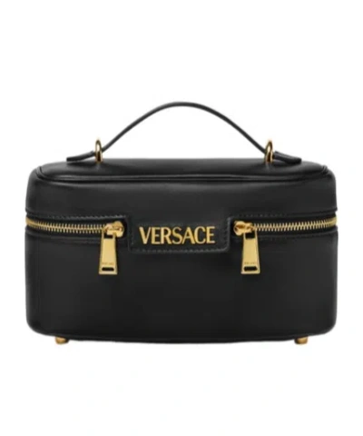 Versace Tag Vanity Bag In Multi