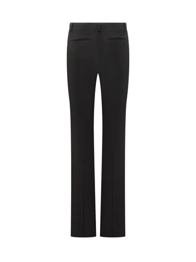 Versace Tailored Straight Leg Trousers In Black