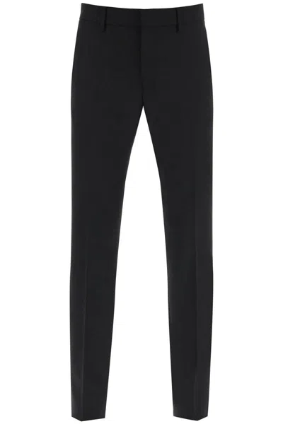 Versace Tailoring Cigarette Pants In Black