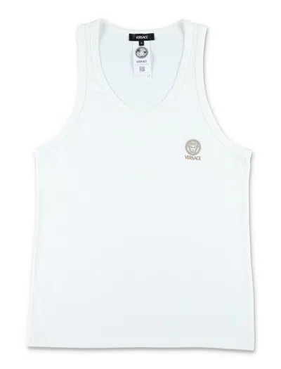 Versace Tank Top In White