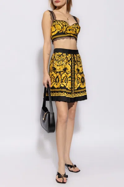 VERSACE VERSACE TANK TOP WITH BAROCCO PATTERN