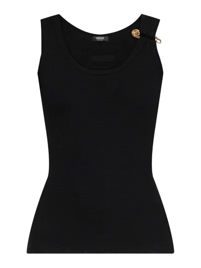 VERSACE TANK TOP WITH LOGO