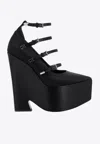 Versace Tempest 170 Platform Wedge Pumps