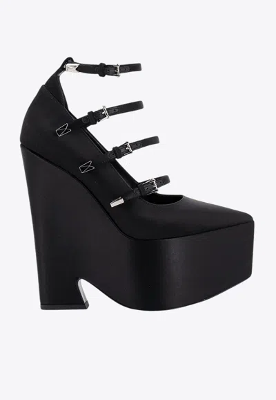 Versace Tempest 170 Platform Wedge Pumps